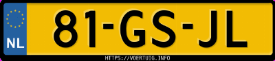 Kenteken afbeelding van 81GSJL, blauwe Mercedes-Benz E 270 Cdi