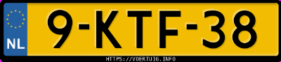 Kenteken afbeelding van 9KTF38, zwarte Mercedes-Benz Cls 250 Cdi Cls250cdi Ec