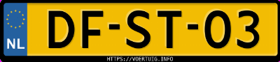 Kenteken afbeelding van DFST03, zwarte Mercedes-Benz 190E 1.8 U9