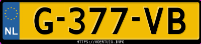 Kenteken afbeelding van G377VB, zwarte Mercedes-Benz E 220 D