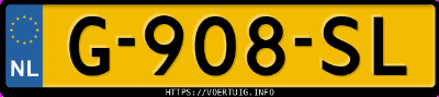 Kenteken afbeelding van G908SL, zwarte Mercedes-Benz E 200 D