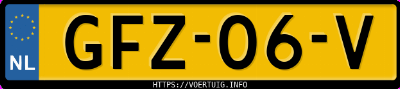 Kenteken afbeelding van GFZ06V, grijze Mercedes-Benz E 350 Cgi