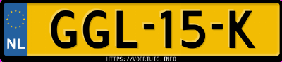 Kenteken afbeelding van GGL15K, zwarte Mercedes-Benz Cla 200