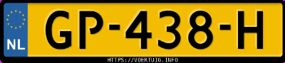 Kenteken afbeelding van GP438H, grijze Mercedes-Benz C 350 E