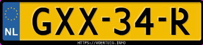 Kenteken afbeelding van GXX34R, grijze Mercedes-Benz Glc 300 E 4matic