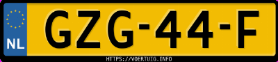 Kenteken afbeelding van GZG44F, zwarte Mercedes-Benz Cls 500 4matic