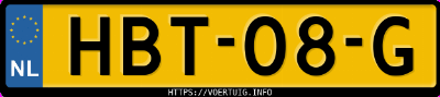 Kenteken afbeelding van HBT08G, zwarte Mercedes-Benz Cla 250 E