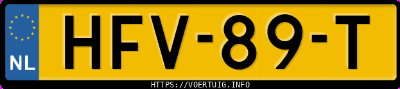 Kenteken afbeelding van HFV89T, zwarte Mercedes-Benz A 250 E
