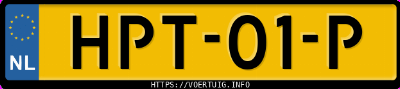 Kenteken afbeelding van HPT01P, grijze Mercedes-Benz Eqb 250+