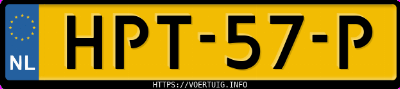 Kenteken afbeelding van HPT57P, zwarte Mercedes-Benz Amg Gle 53 Hybrid