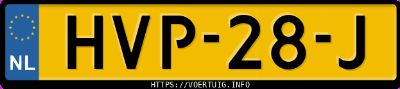 Kenteken afbeelding van HVP28J, grijze Mercedes-Benz Cla 250 E