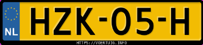 Kenteken afbeelding van HZK05H, zwarte Mercedes-Benz Amg Gle 53 Hybrid