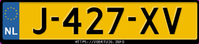 Kenteken afbeelding van J427XV, grijze Mercedes-Benz Eqc 400 4matic