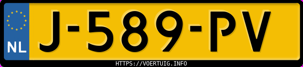 Kenteken afbeelding van J589PV, grijze Mercedes-Benz A 250 4matic