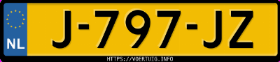 Kenteken afbeelding van J797JZ, witte Mercedes-Benz B 200
