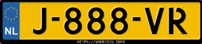 Kenteken afbeelding van J888VR, zwarte Mercedes-Benz E 200