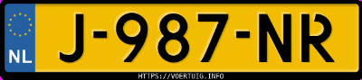 Kenteken afbeelding van J987NR, witte Mercedes-Benz C 180