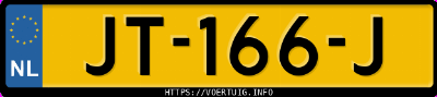 Kenteken afbeelding van JT166J, grijze Mercedes-Benz C 180