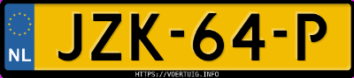 Kenteken afbeelding van JZK64P, zwarte Mercedes-Benz Glb 250+