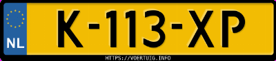 Kenteken afbeelding van K113XP, witte Mercedes-Benz Eqa 250