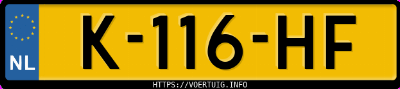 Kenteken afbeelding van K116HF, zwarte Mercedes-Benz A 250 E