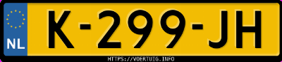 Kenteken afbeelding van K299JH, grijze Mercedes-Benz Glc 300 E 4matic