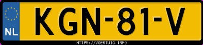 Kenteken afbeelding van KGN81V, grijze Mercedes-Benz S 650 Maybach