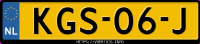 Kenteken afbeelding van KGS06J, grijze Mercedes-Benz A 250 E