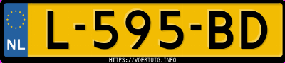 Kenteken afbeelding van L595BD, zwarte Mercedes-Benz S 400 D 4matic
