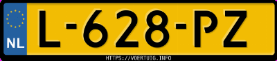 Kenteken afbeelding van L628PZ, zwarte Mercedes-Benz Amg E 63 S