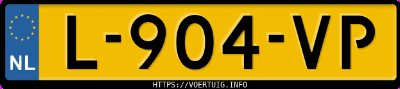 Kenteken afbeelding van L904VP, grijze Mercedes-Benz C 250