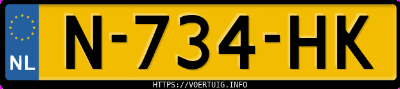 Kenteken afbeelding van N734HK, grijze Mercedes-Benz E 200