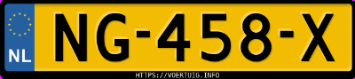 Kenteken afbeelding van NG458X, grijze Mercedes-Benz C 220 Cdi