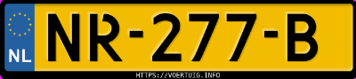 Kenteken afbeelding van NR277B, zwarte Mercedes-Benz C 250