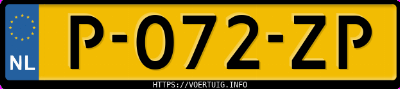 Kenteken afbeelding van P072ZP, grijze Mercedes-Benz Amg G 63 Kenteken afbeelding van P072ZP, grijze Mercedes-Benz Amg G 63