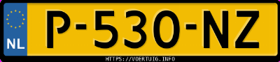 Kenteken afbeelding van P530NZ, grijze Mercedes-Benz Gle 350 E 4matic