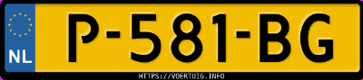 Kenteken afbeelding van P581BG, witte Mercedes-Benz 906 Ka 35 Sprinter 318cdi
