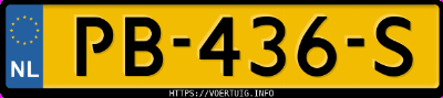 Kenteken afbeelding van PB436S, witte Mercedes-Benz Gla 45 Amg 4matic