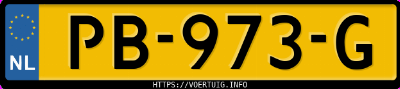 Kenteken afbeelding van PB973G, grijze Mercedes-Benz A 160