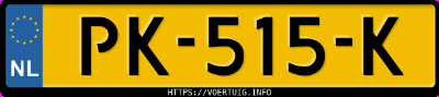 Kenteken afbeelding van PK515K, zwarte Mercedes-Benz Cla 180 D Cdi
