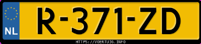 Kenteken afbeelding van R371ZD, grijze Mercedes-Benz Amg Gle 53 4matic+