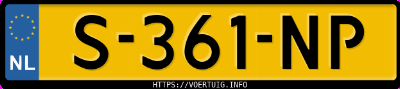 Kenteken afbeelding van S361NP, grijze Mercedes-Benz Cla 250 E