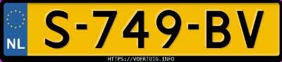 Kenteken afbeelding van S749BV, zwarte Mercedes-Benz Glc 300 E 4matic