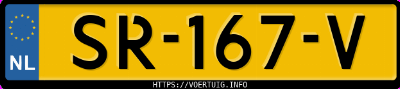 Kenteken afbeelding van SR167V, grijze Mercedes-Benz Amg C 63