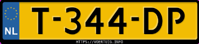 Kenteken afbeelding van T344DP, grijze Mercedes-Benz C 180