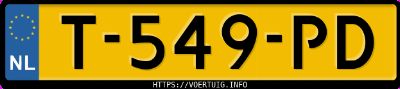 Kenteken afbeelding van T549PD, zwarte Mercedes-Benz Eqc 400 4matic