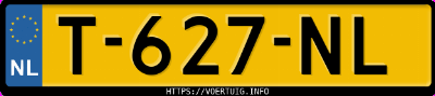Kenteken afbeelding van T627NL, zwarte Mercedes-Benz Eqe 300