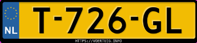 Kenteken afbeelding van T726GL, zwarte Mercedes-Benz Eqb 250