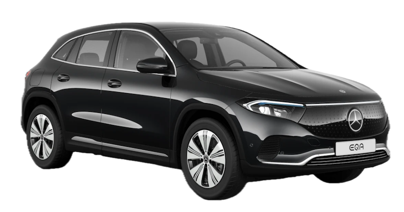 Afbeelding van HVD95H, zwarte Mercedes-Benz Eqa 250+ stationwagen