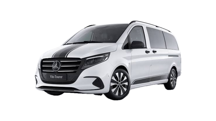 Afbeelding van XS694T, witte Mercedes-Benz Vito Tourer mpv